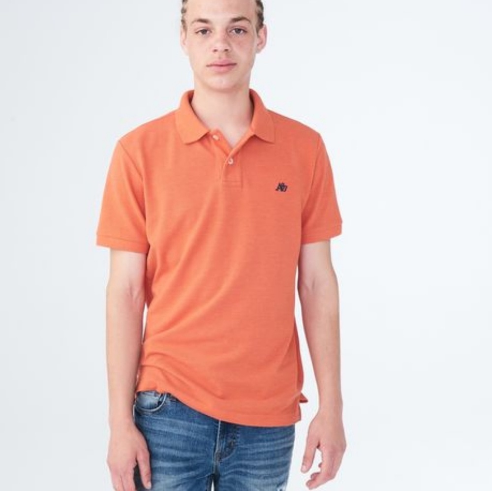 Aeropostal A87 Solid Pique Polo